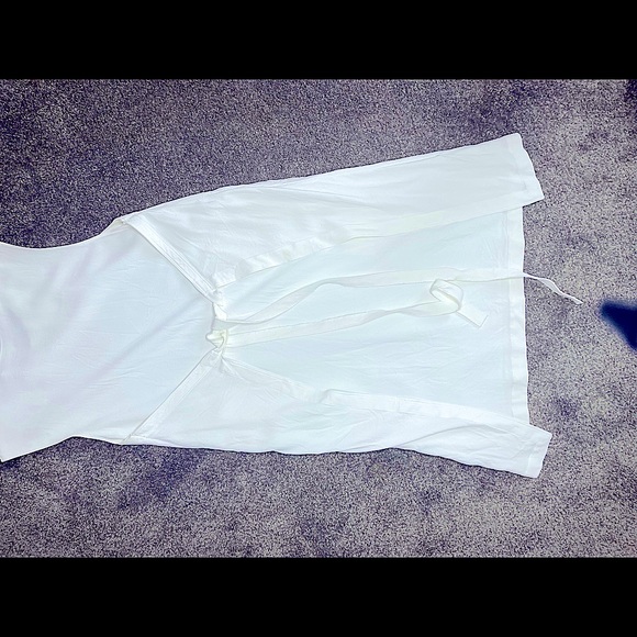 HELMUT LANG | WHITE APRON DRESS | SIZE 6 - Picture 5 of 9